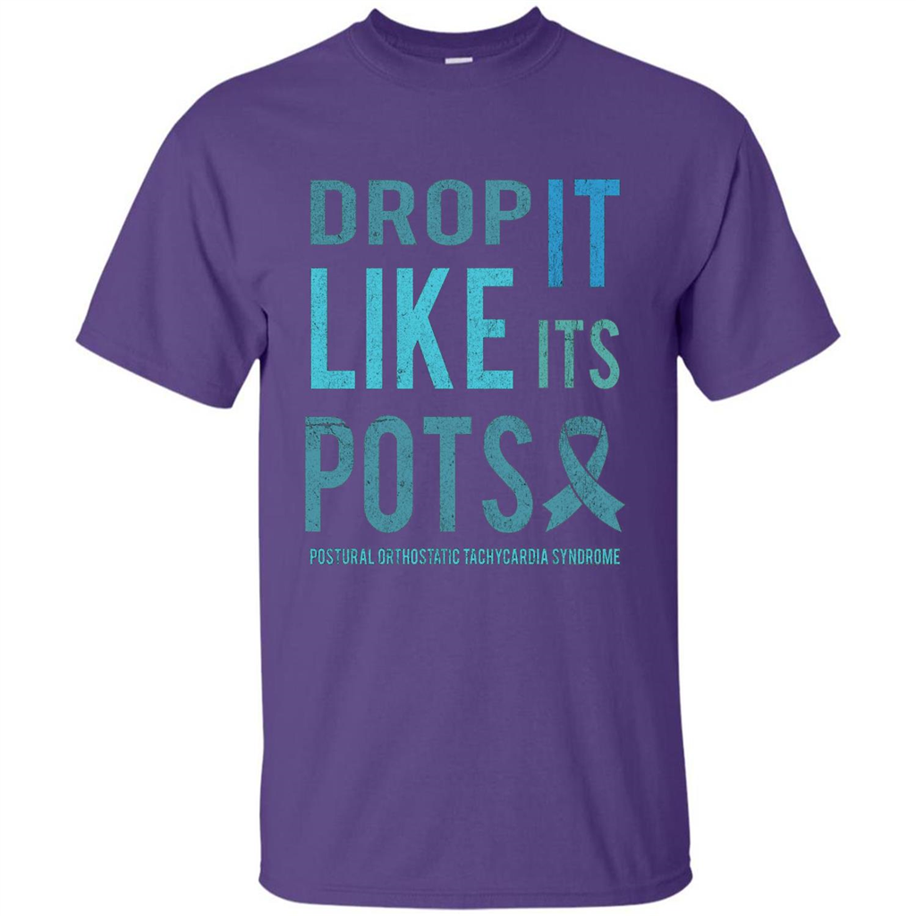 Drop It Like Its POTS T-shirt Purple