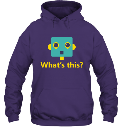 What's This Funny Robot Shirt Hoodie Hoodie Purple