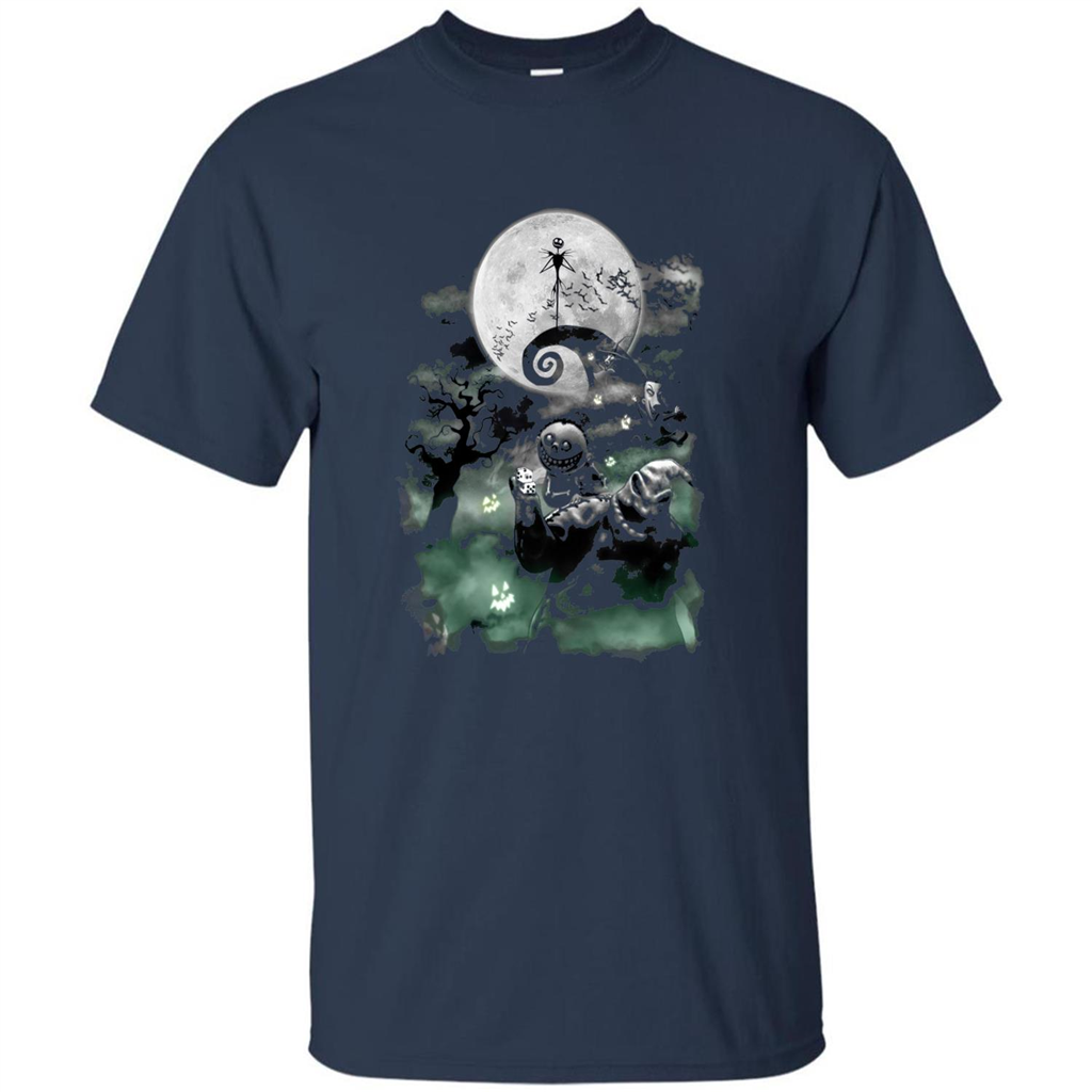 The Nightmare Before Christmas Haunted Scene T-Shirt Navy
