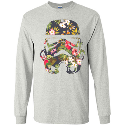 Tropical Stormtrooper Graphic T-Shirt Ash