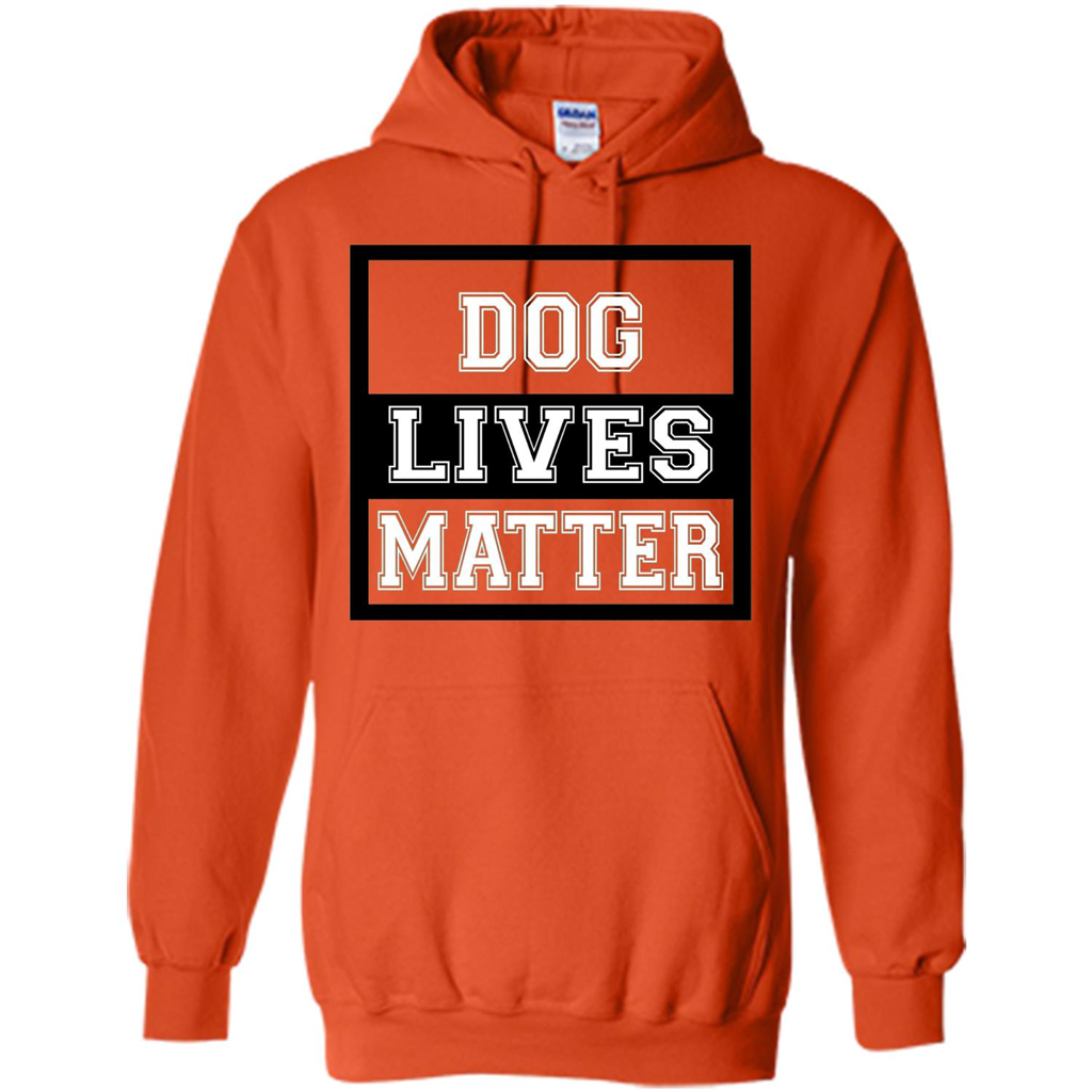 Dog Lives Matter Animal Rights Protest T-shirt Orange