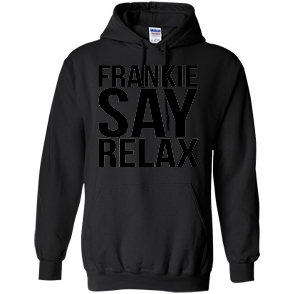 Music Lover T-shirt Frankie Say Relax Black