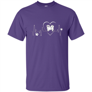 Pekehund T-shirt Pekehund Heart Beat T-shirt