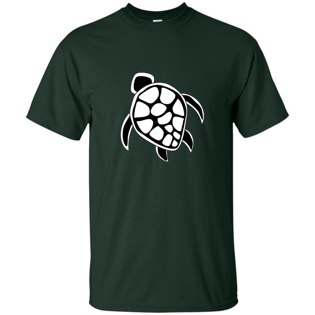 Save the Sea Turtles T-shirt Forest Green