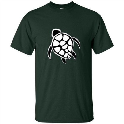Save the Sea Turtles T-shirt Forest Green