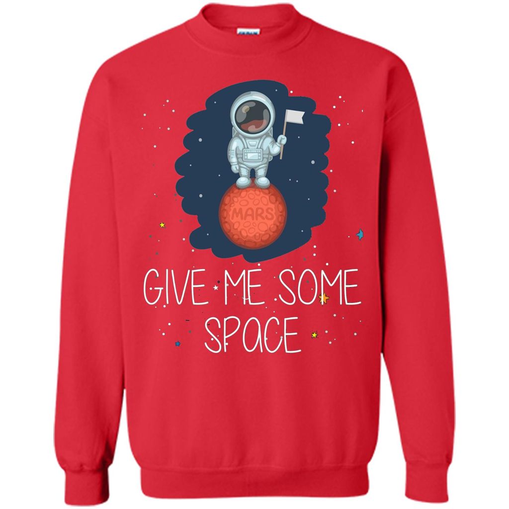 Give Me Some Space Funny Astronaut' Planet T-Shirt Red