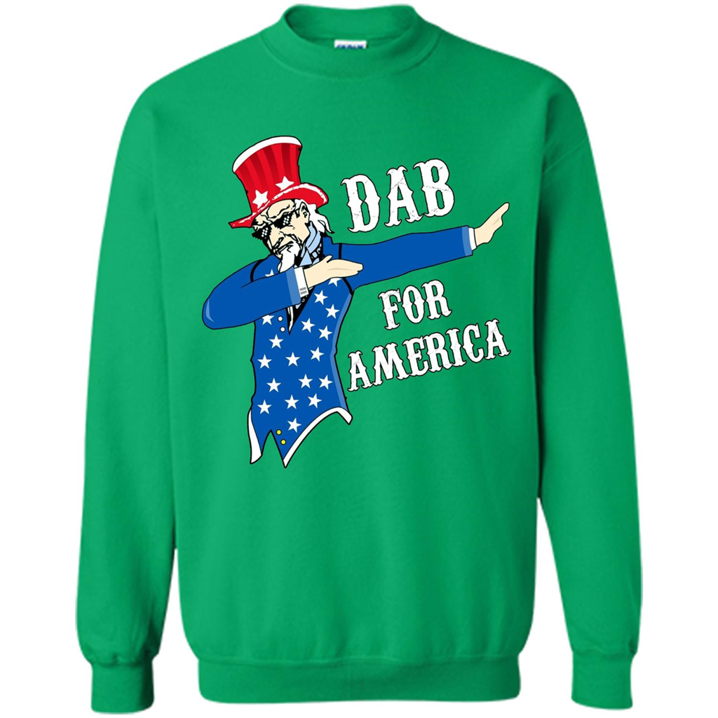 Independen Day T-shirt Patriotic Uncle Sam Dabbing. 4th of July Irish Green