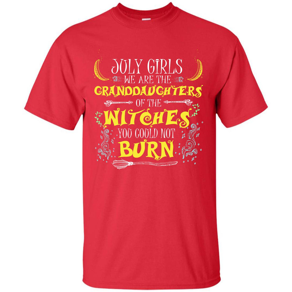 Halloween T-shirt July Girls T-shirt Red