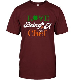 Love Being A Chef Saint Patricks Day ShirtUnisex Short Sleeve Classic Tee