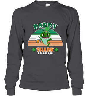 Irish Daddy Shark Saint Patricks Day Family ShirtUnisex Long Sleeve Classic Tee