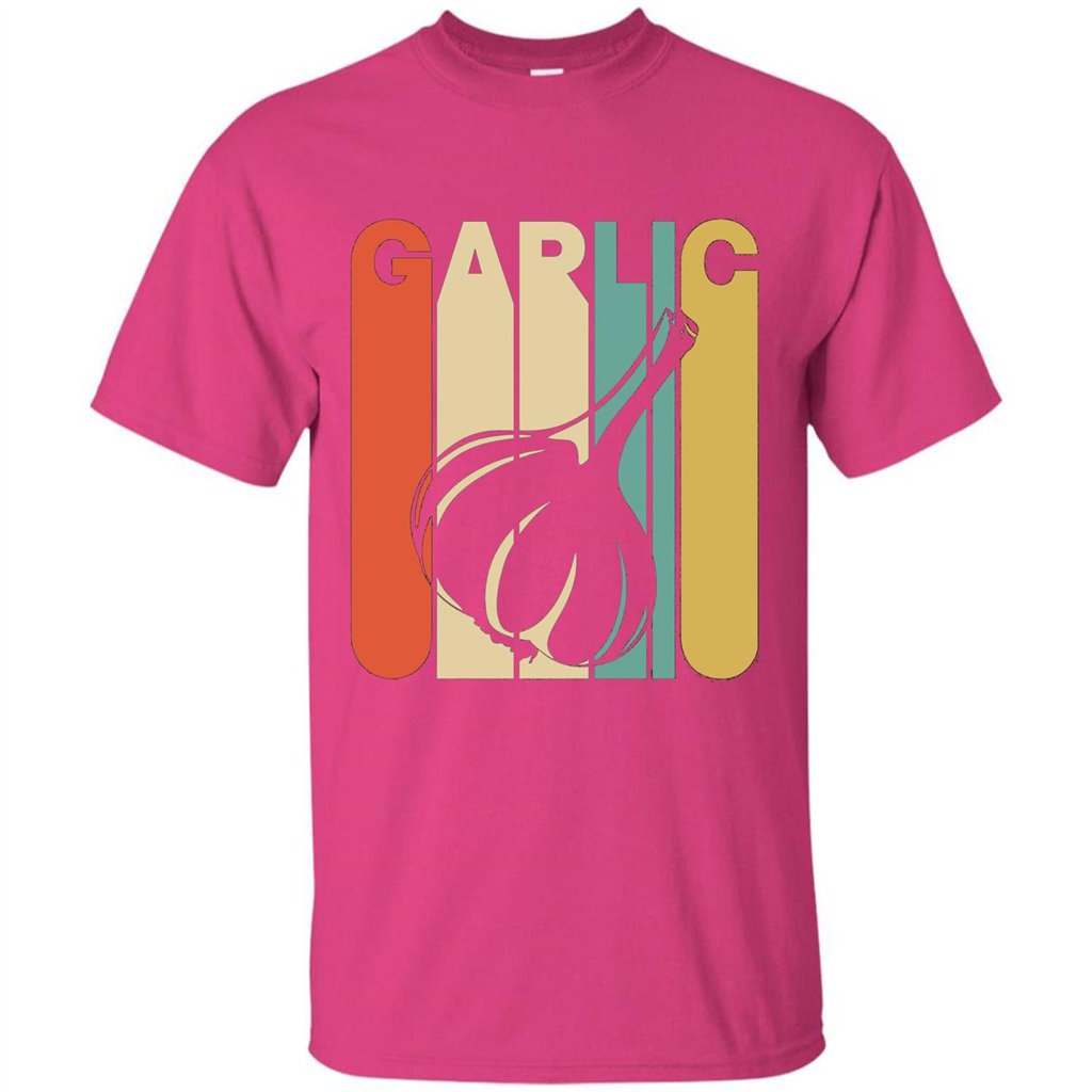 Vintage Style Garlic T-Shirt Heliconia