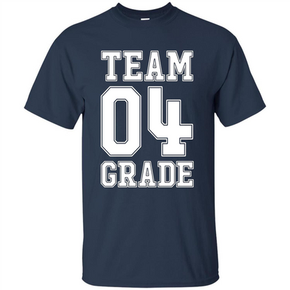 Team Fourth Grade T-shirt Team 4th Grade Back To School T-Shirt Navy