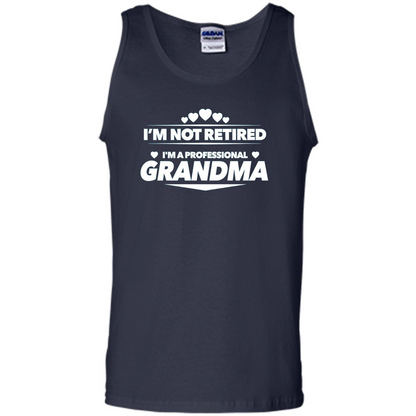 I'm Not Retired I'm A Professional Grandma T-shirt Navy