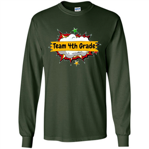 Team 4th Grade T-shirt Back To School Teacher Student T-shirt