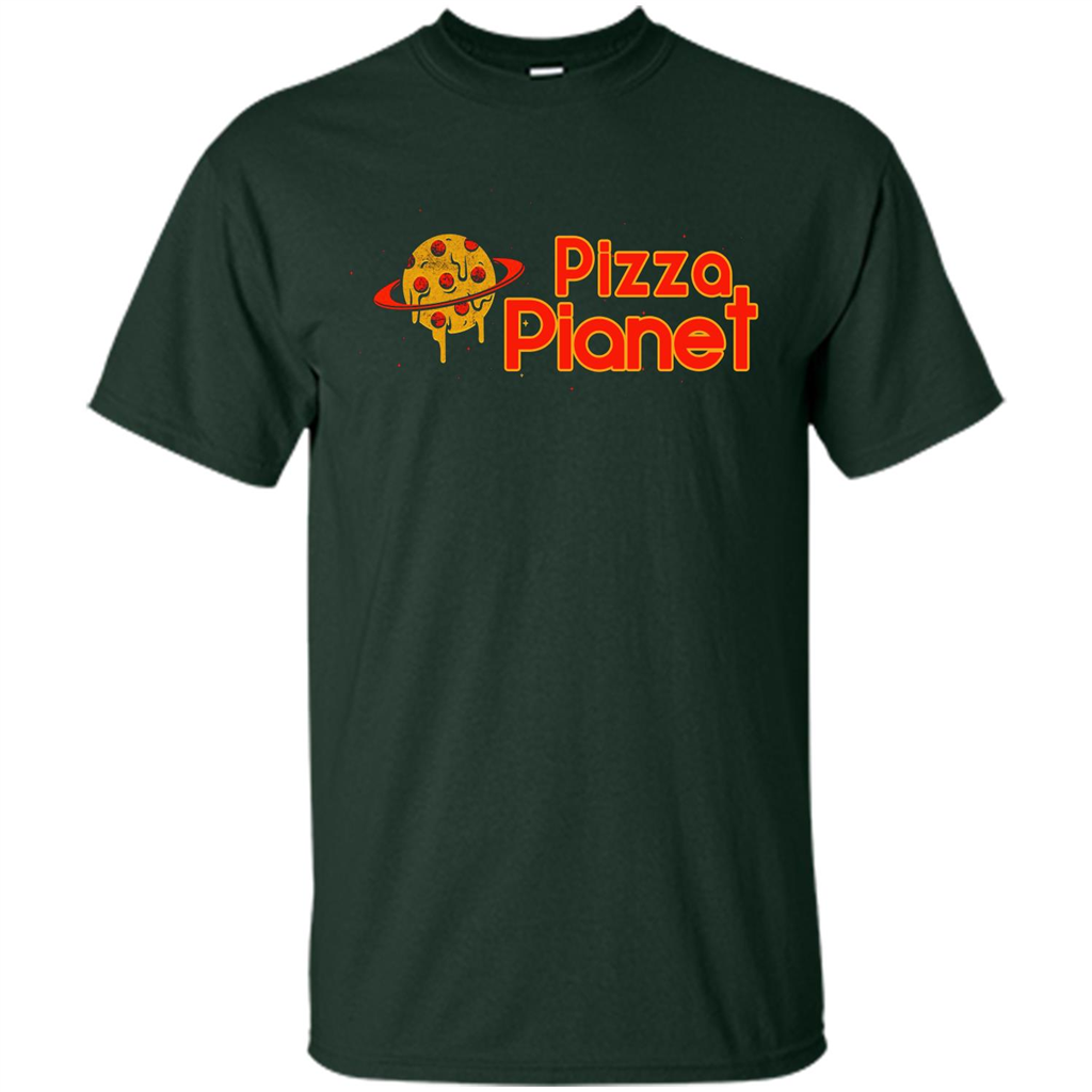 Pizza Lover T-shirt Pizza Pianet Forest Green