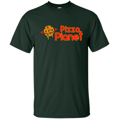 Pizza Lover T-shirt Pizza Pianet Forest Green