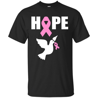 Cancer Awareness T-shirt Hope T-shirt Black