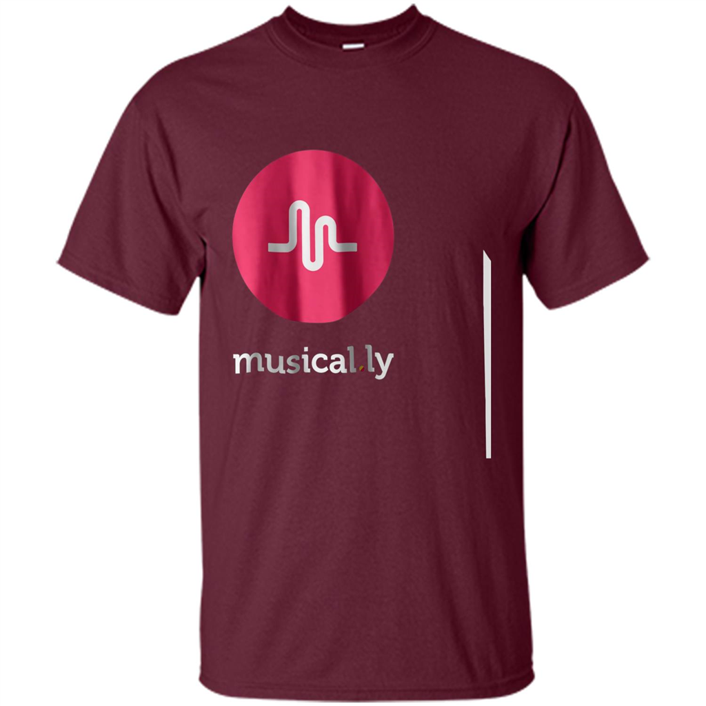 Musical.ly T-Shirt Maroon
