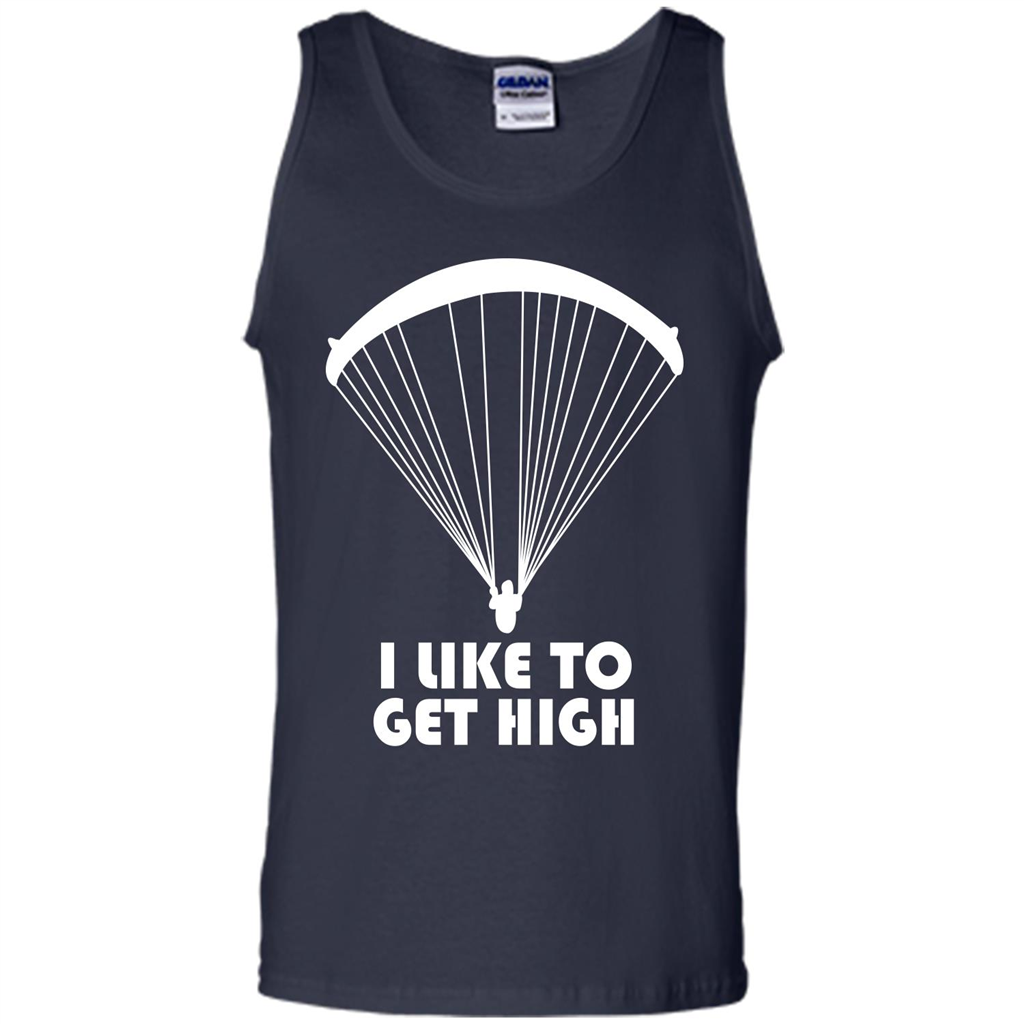 Paratrooper T-shirt I Like To Get High T-shirt Navy