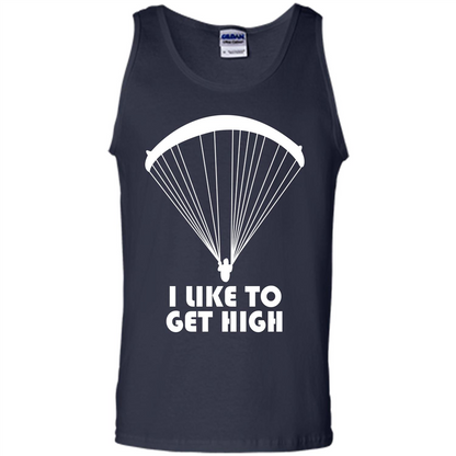 Paratrooper T-shirt I Like To Get High T-shirt Navy