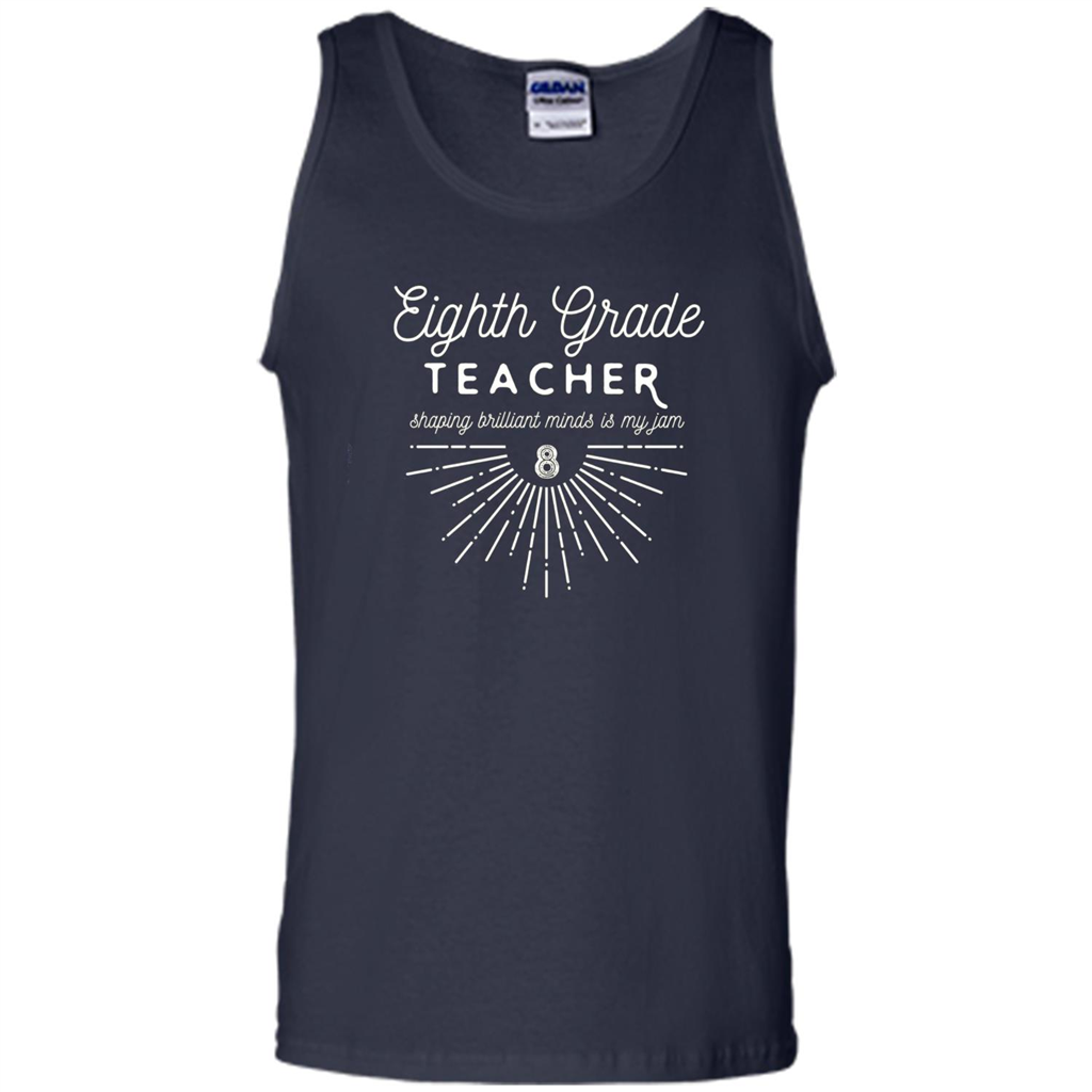 Teacher T-Shirts by F5 Eighth Grade Teacher T-shirt Navy