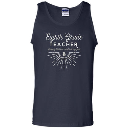 Teacher T-Shirts by F5 Eighth Grade Teacher T-shirt Navy