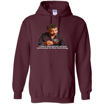 Neil Degrasse Tyson I Love The Smell Of The Universe T-Shirt Maroon