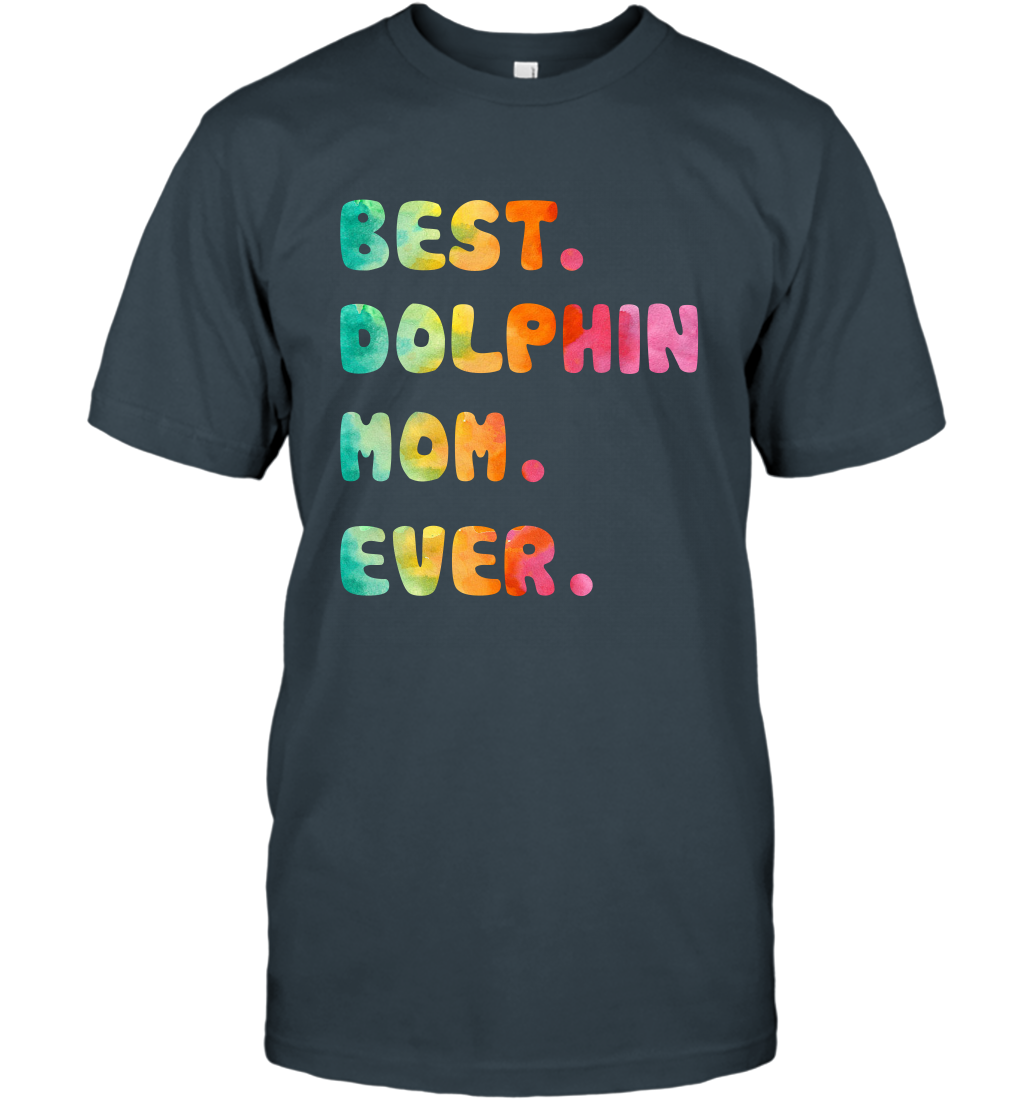 Best Dolphin Mom Ever Shirt T-Shirt T-Shirt Charcoal