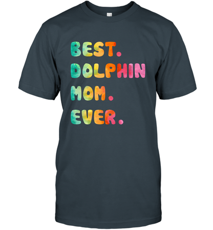 Best Dolphin Mom Ever Shirt T-Shirt T-Shirt Charcoal