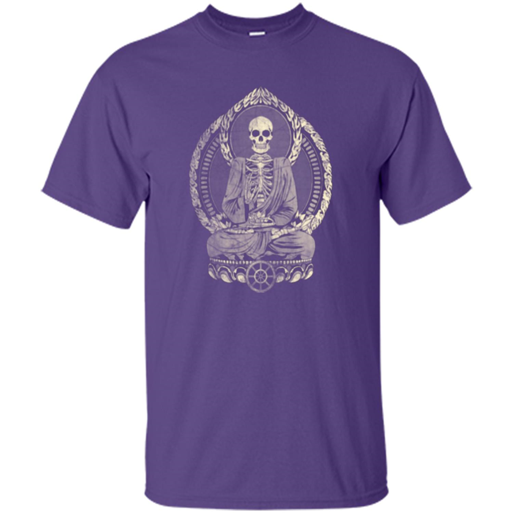 Starving Buddha - Weathered Halftone T-shirt Purple