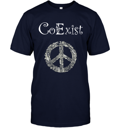 Co Exist Shirt T-Shirt T-Shirt Navy