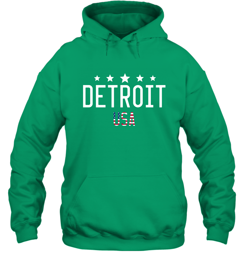 Detroit Usa Shirt Hoodie Hoodie Irish