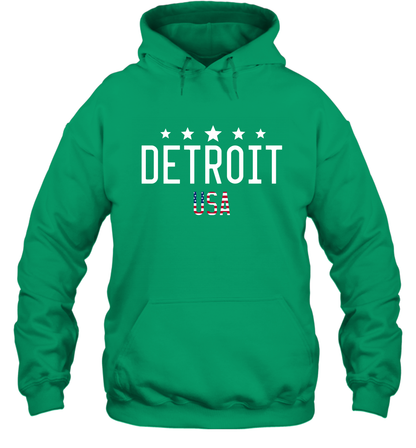 Detroit Usa Shirt Hoodie Hoodie Irish