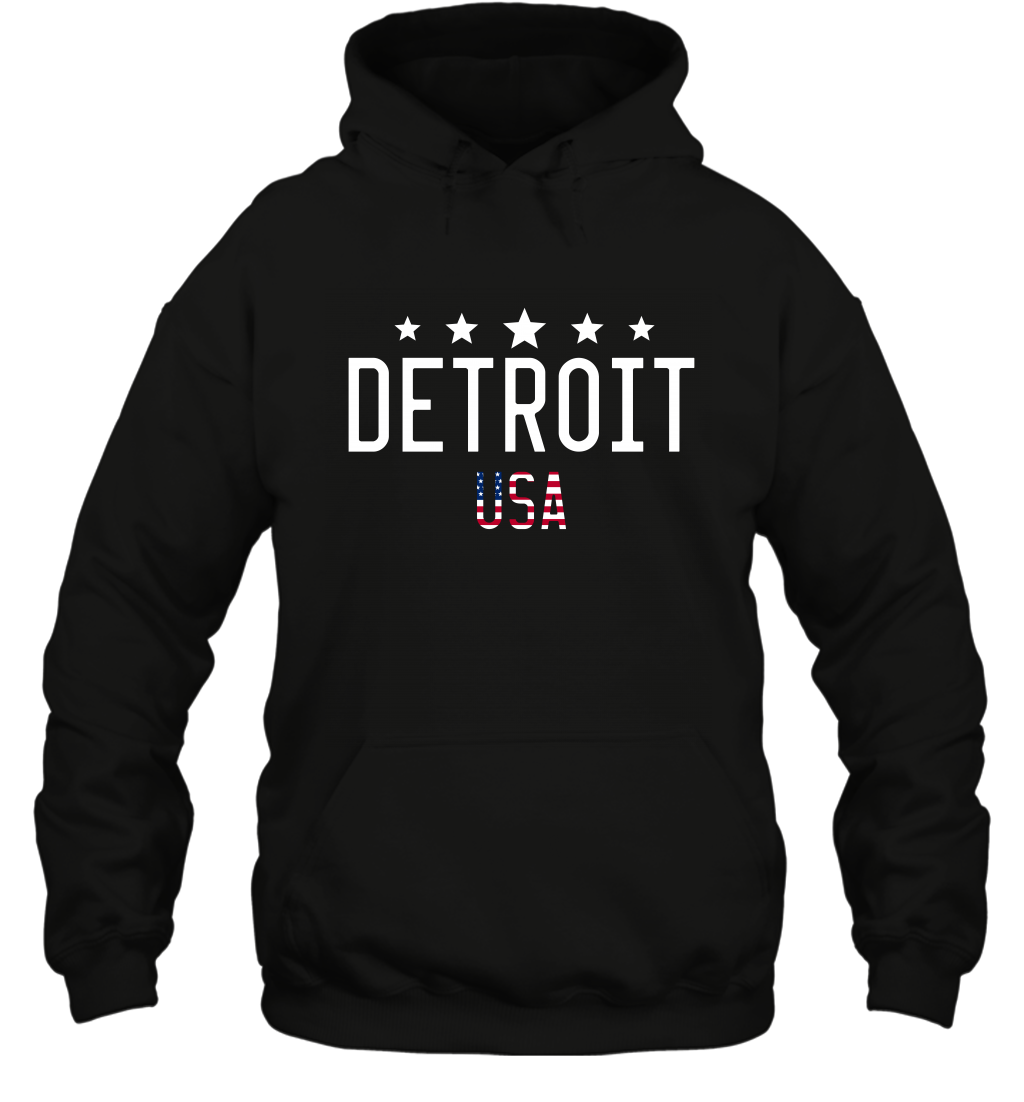 Detroit Usa Shirt Hoodie