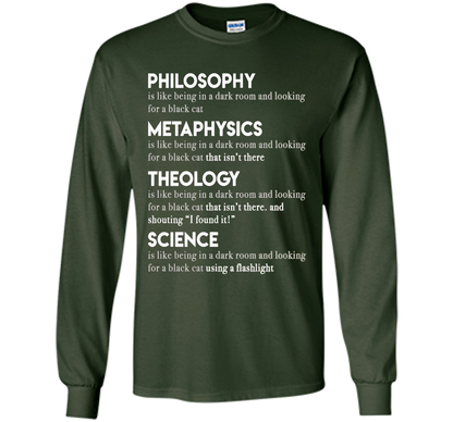 Philosophy Metaphysics Theology Science T-shirt