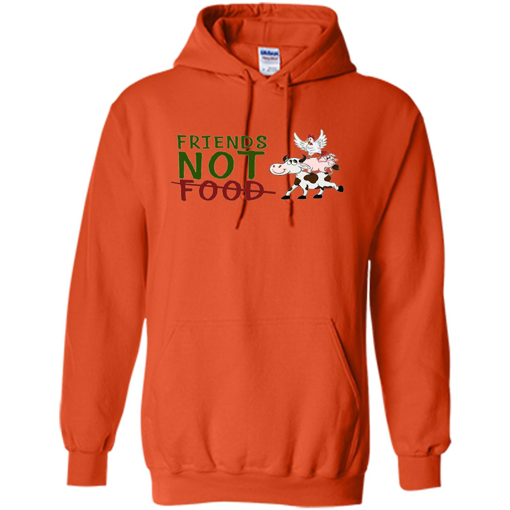Friends Not Food T-Shirt Orange