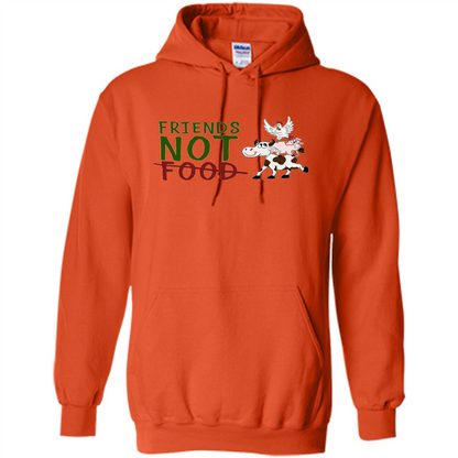 Friends Not Food T-Shirt Orange