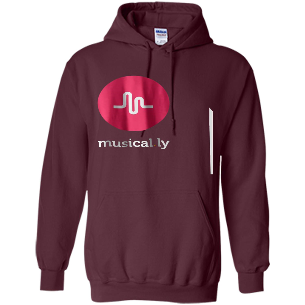 Musical.ly T-Shirt Maroon