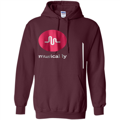 Musical.ly T-Shirt Maroon