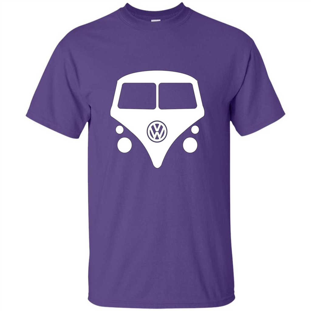 Car Lover T-shirt Split Window Kombi T-shirt Purple