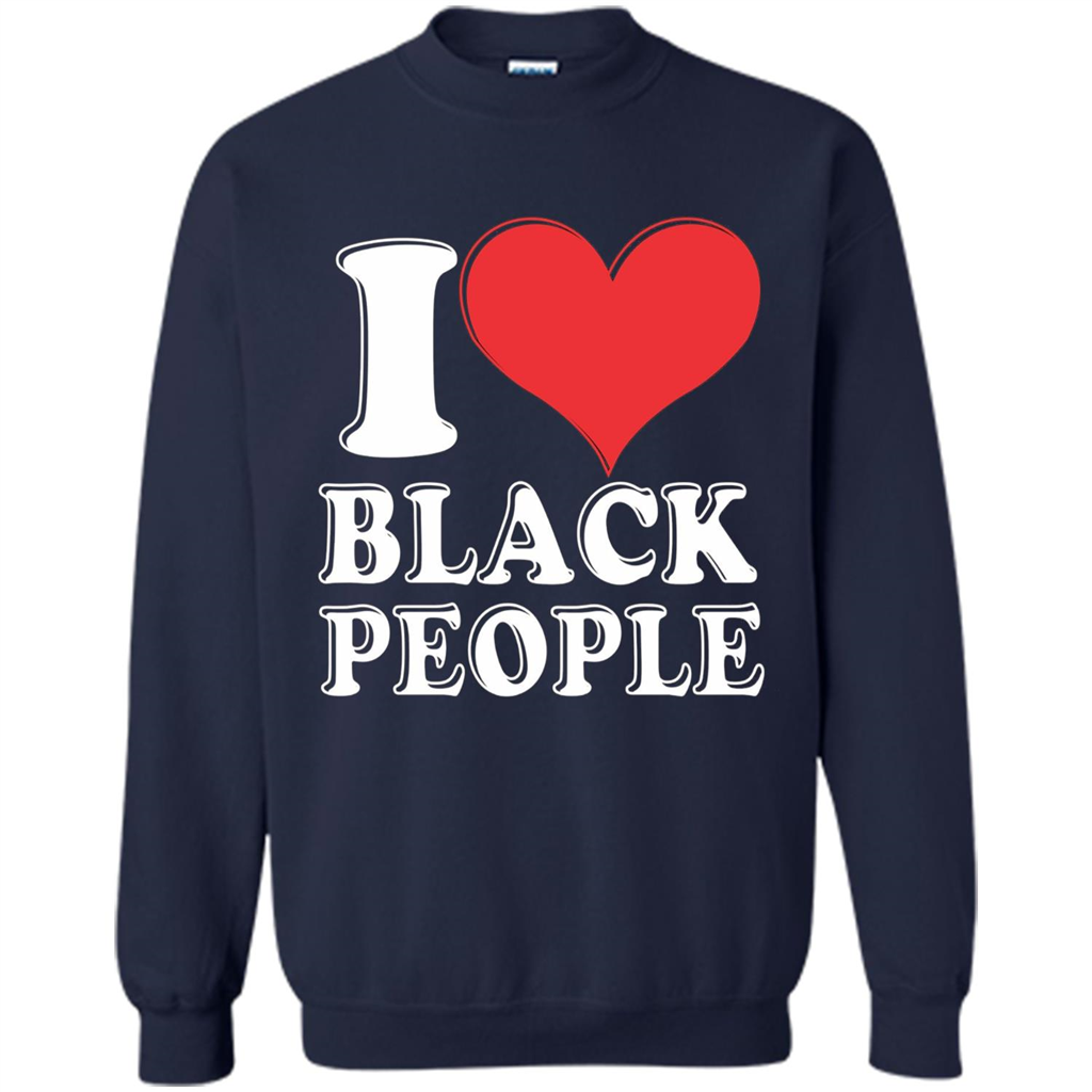 I love black People T-shirt Black is Beautiful Black Pride Navy