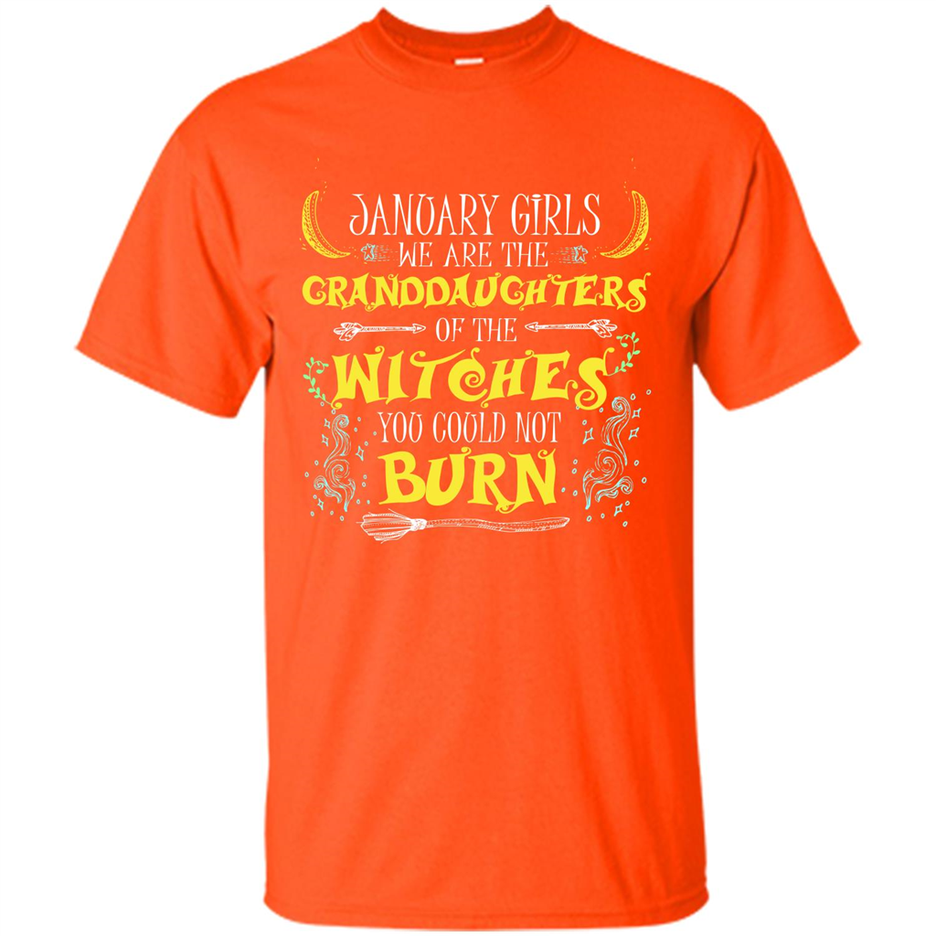 Hallween T-shirt January Girls T-shirt Orange