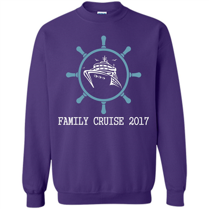 Family T-shirt Family Cruise 2017 Orange
