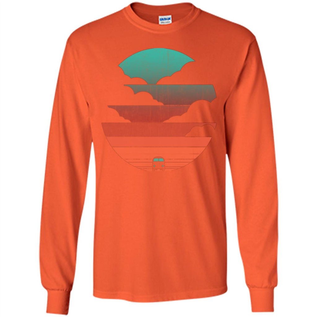 Driving Into The Sunset T-shirt Orange