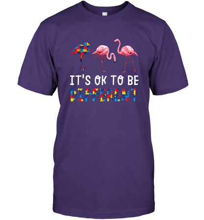 It's Ok To Be Different Autism Awareness Shirt T-Shirt Purple