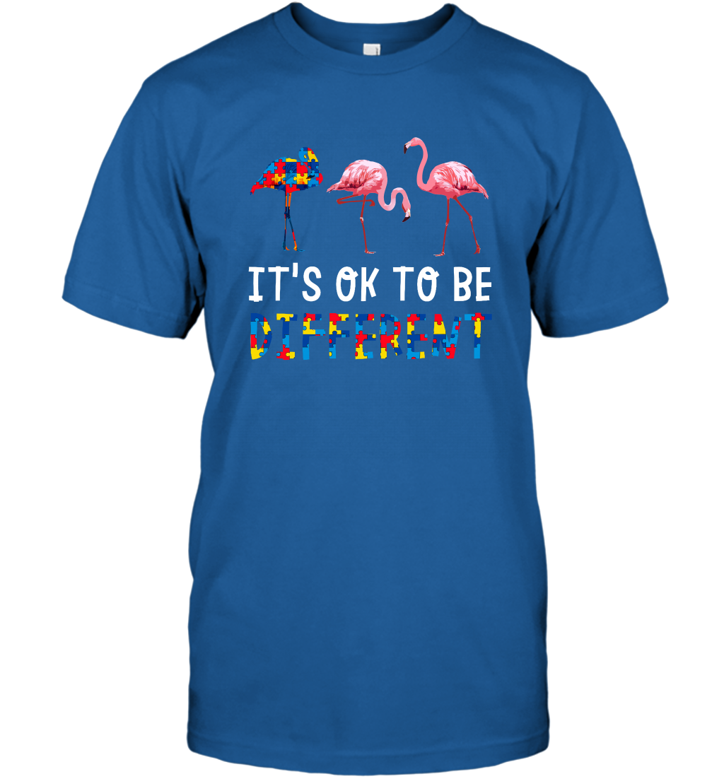 It's Ok To Be Different Autism Awareness Shirt T-Shirt Royal