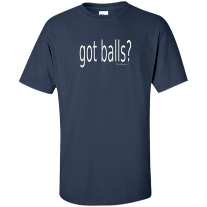 Got Balls Bowling League T-shirt Navy