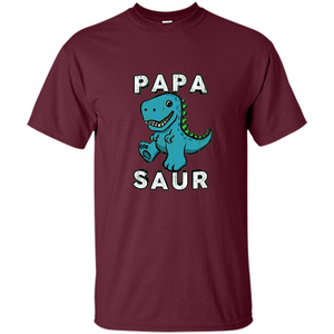 Fathers Day T-shirtt Papa Saur