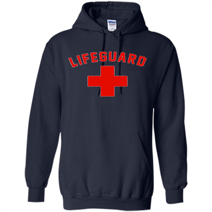 Lifeguard Red And White T-Shirt Navy