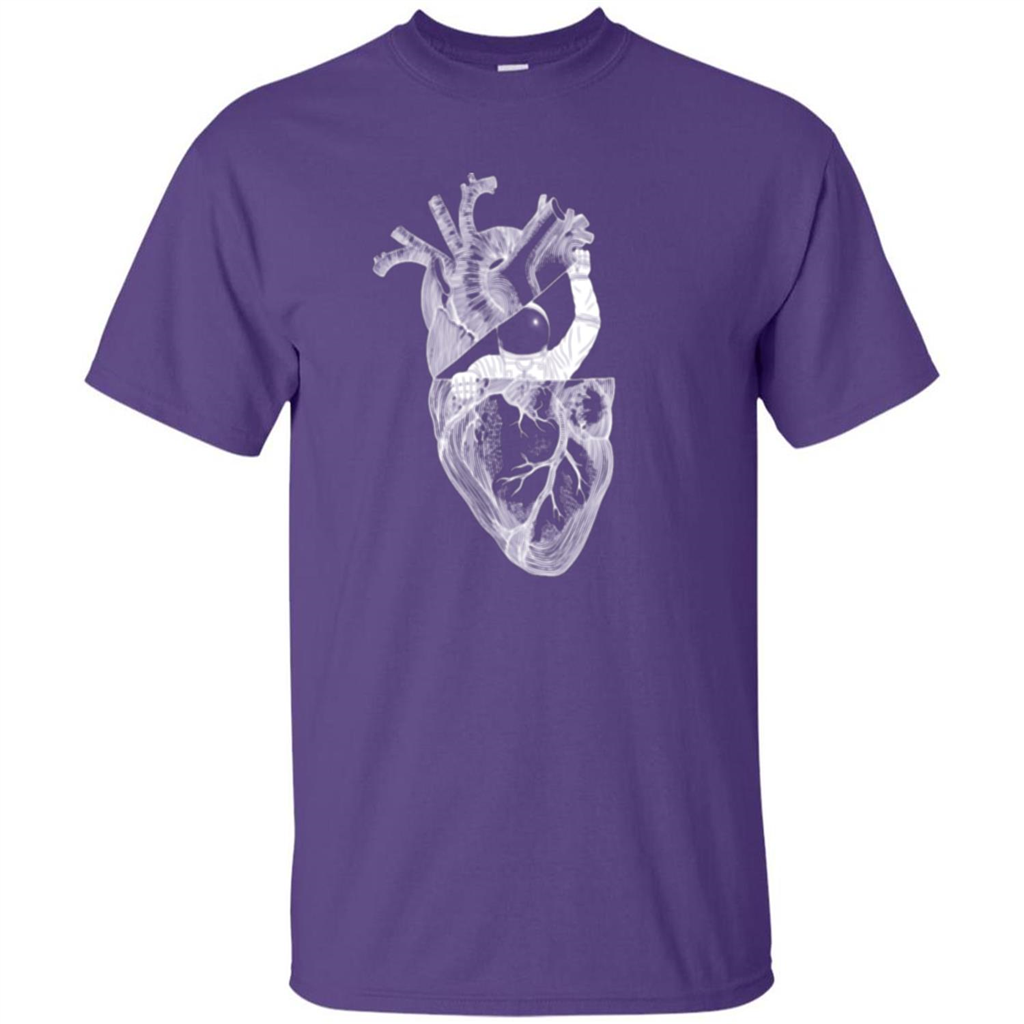 My Space T-shirt Heart T-shirt Purple